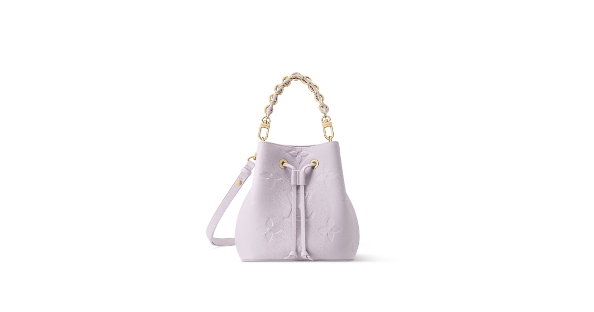 Pastel Lilac Bucket Bag NéoNoé BB Monogram Empreinte Leather Women Bags  LOUIS VUITTON