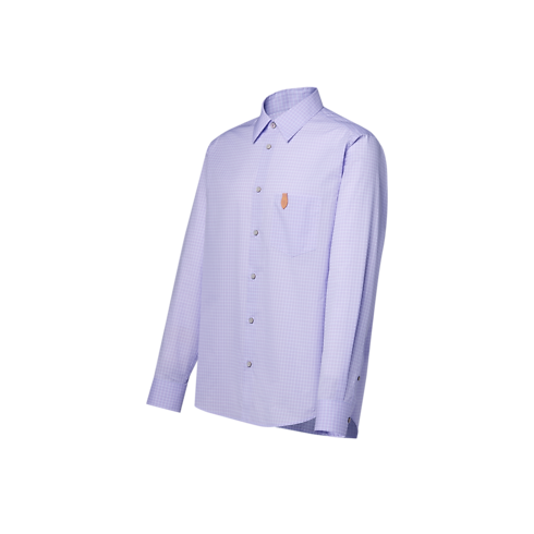 Cotton Silk Long-Sleeved Jacquard Shirt in Men's Ready-to-Wear All Ready-to-Wear collections by Louis Vuitton (Product zoom)