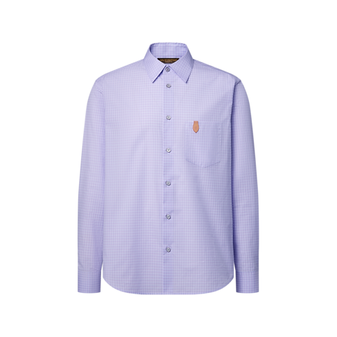 Cotton Silk Long-Sleeved Jacquard Shirt in Men's Ready-to-Wear All Ready-to-Wear collections by Louis Vuitton (Product zoom)