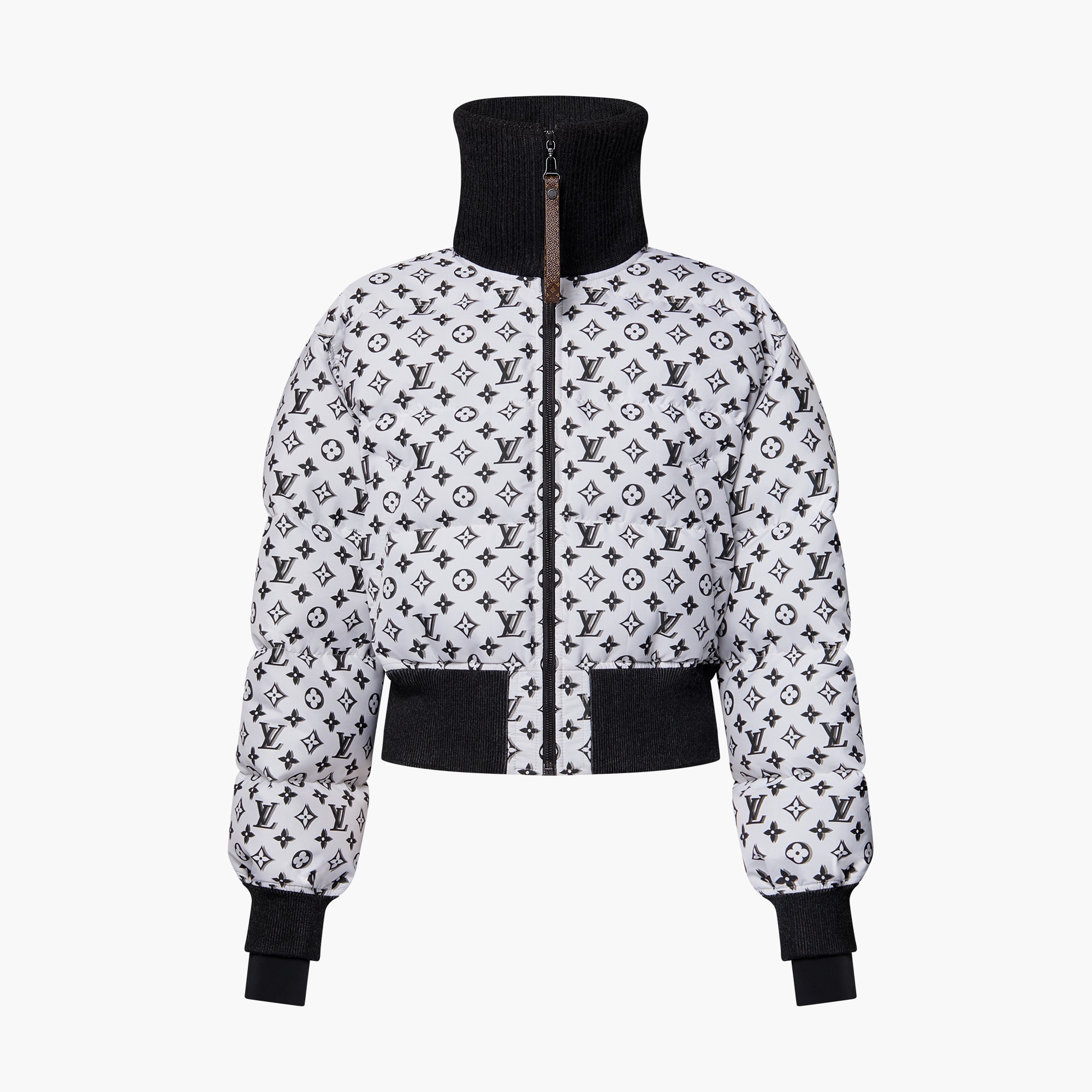 3D Monogram Cropped Puffer Jacket Ready-to-Wear LOUIS VUITTON