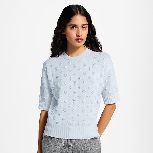 3D Monogram Knit Top in Women's Ready-to-Wear Tops and Shirts collections by Louis Vuitton (Product zoom)
