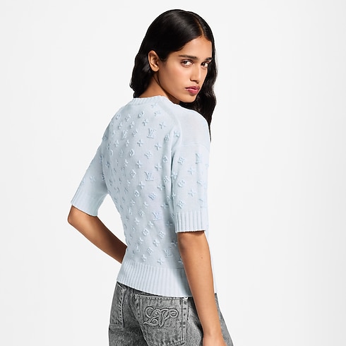 3D Monogram Knit Top in Women's Ready-to-Wear Tops and Shirts collections by Louis Vuitton (Product zoom)