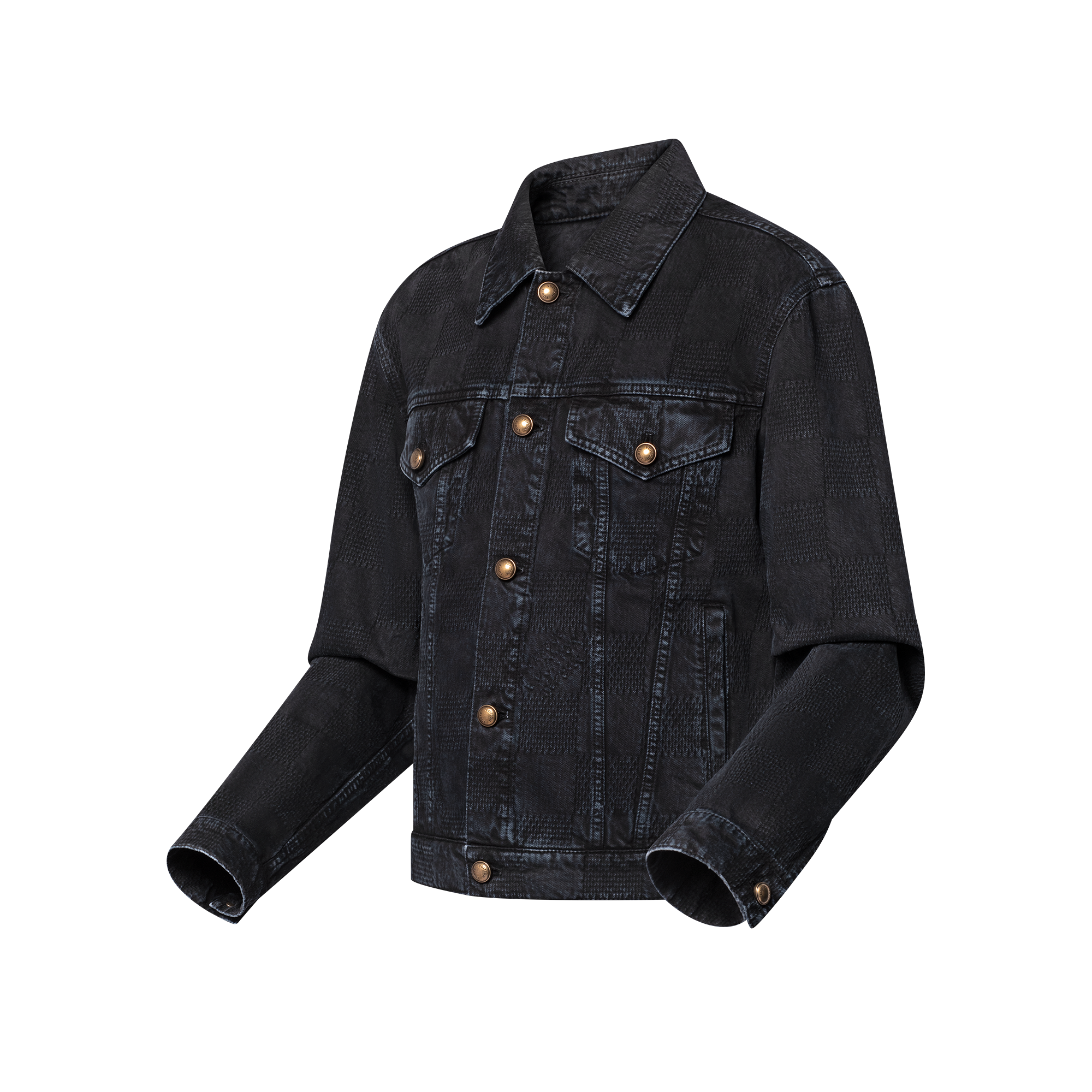 57th Street NYC Exclusive Damier Denim Trucker Jacket  in Men