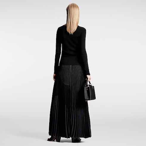 Abstract Insert Pleated Skirt in Women's Ready-to-Wear Skirts and Shorts collections by Louis Vuitton (Product zoom)