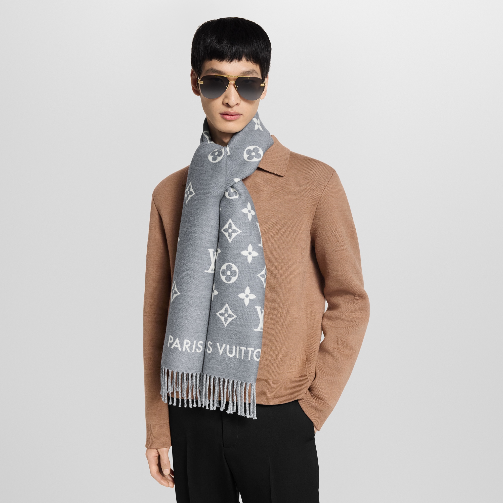 All About Monogram Scarf . in Men