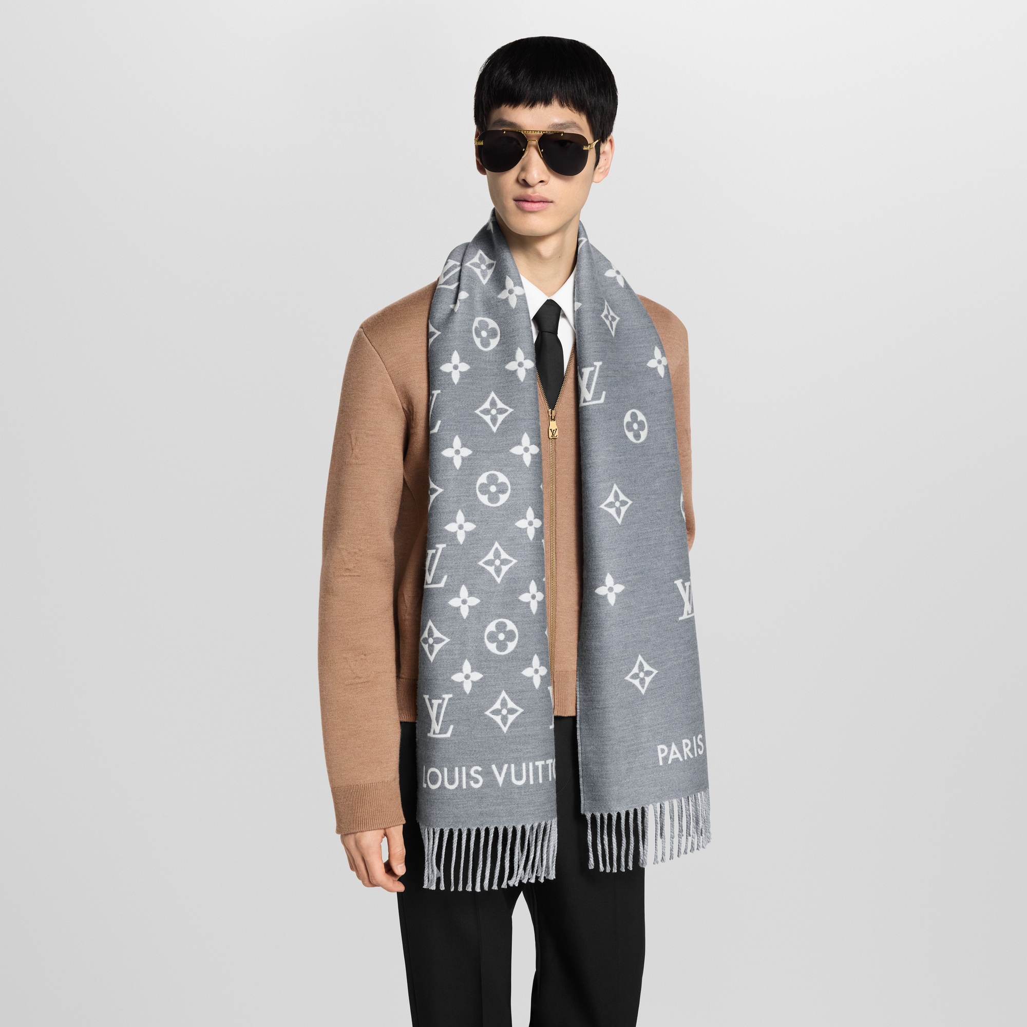 All About Monogram Scarf . in Men