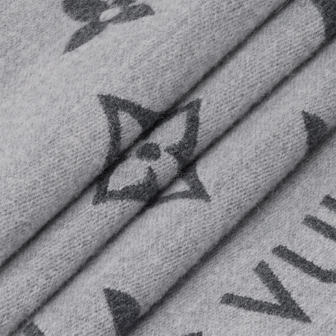 All About Monogram Scarf detail view