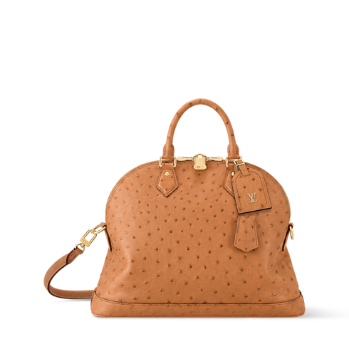 Alma MM Soft Autruche in Women's Handbags Exotic Leather Bags collections by Louis Vuitton (Product zoom)