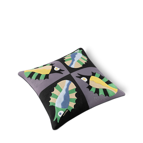 Animali Fantastici Fish Cushion in Trunks, Travel and Home's Home and Art of Dining Home Textile collections by Louis Vuitton (Product zoom)