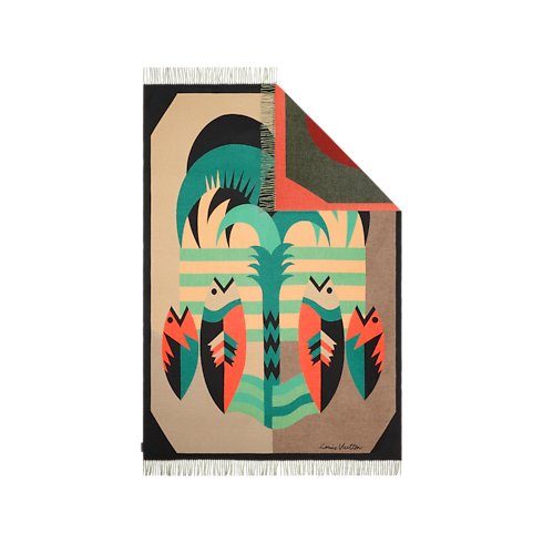 Animali Fantastici Tree Throw Blanket in Trunks, Travel and Home's Home and Art of Dining Home Textile collections by Louis Vuitton (Product zoom)