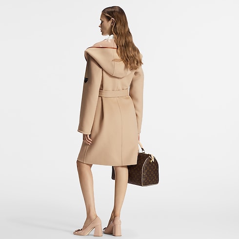 Belted Double Face Hooded Wrap Coat in Women's Ready-to-Wear Coats and Jackets collections by Louis Vuitton (Product zoom)