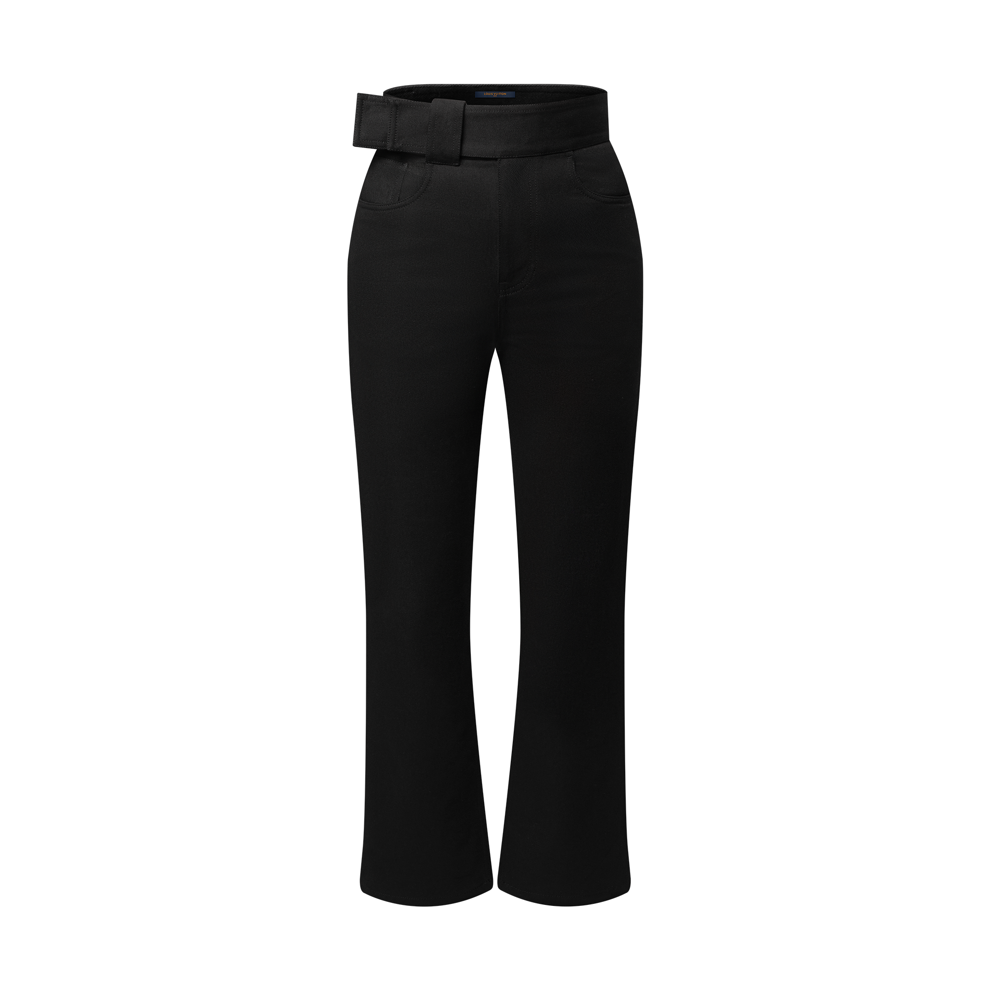Belted Gabardine Pants   in Women