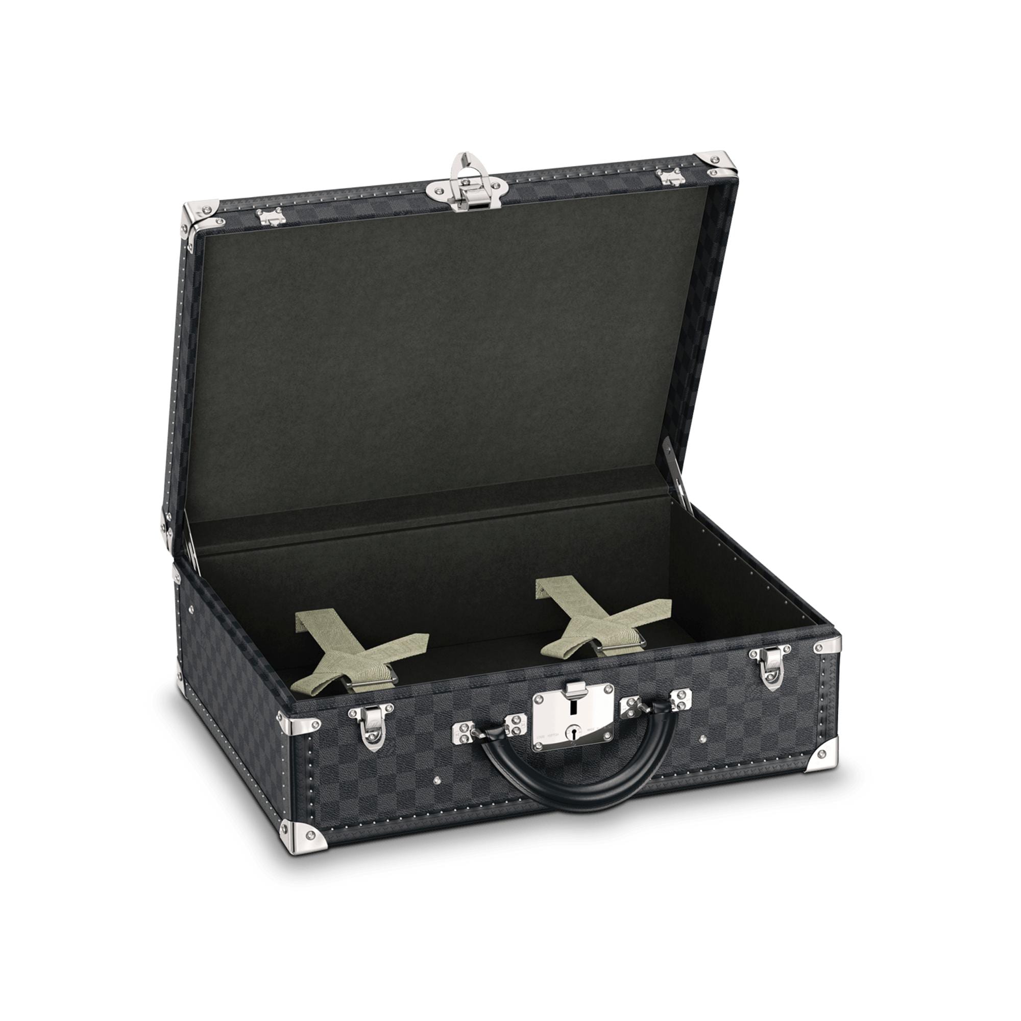 Bisten 50 Damier Graphite Canvas in Men