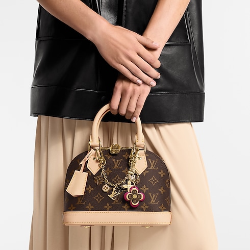 Blooming Flowers Bag Charm and Key Holder . in Women's Accessories Key Holders and Bag Charms collections by Louis Vuitton (Product zoom)
