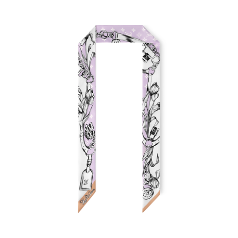 Blooming Monogram BB Bandeau . in Women's Accessories Silk Squares and Bandeaus collections by Louis Vuitton (Product zoom)