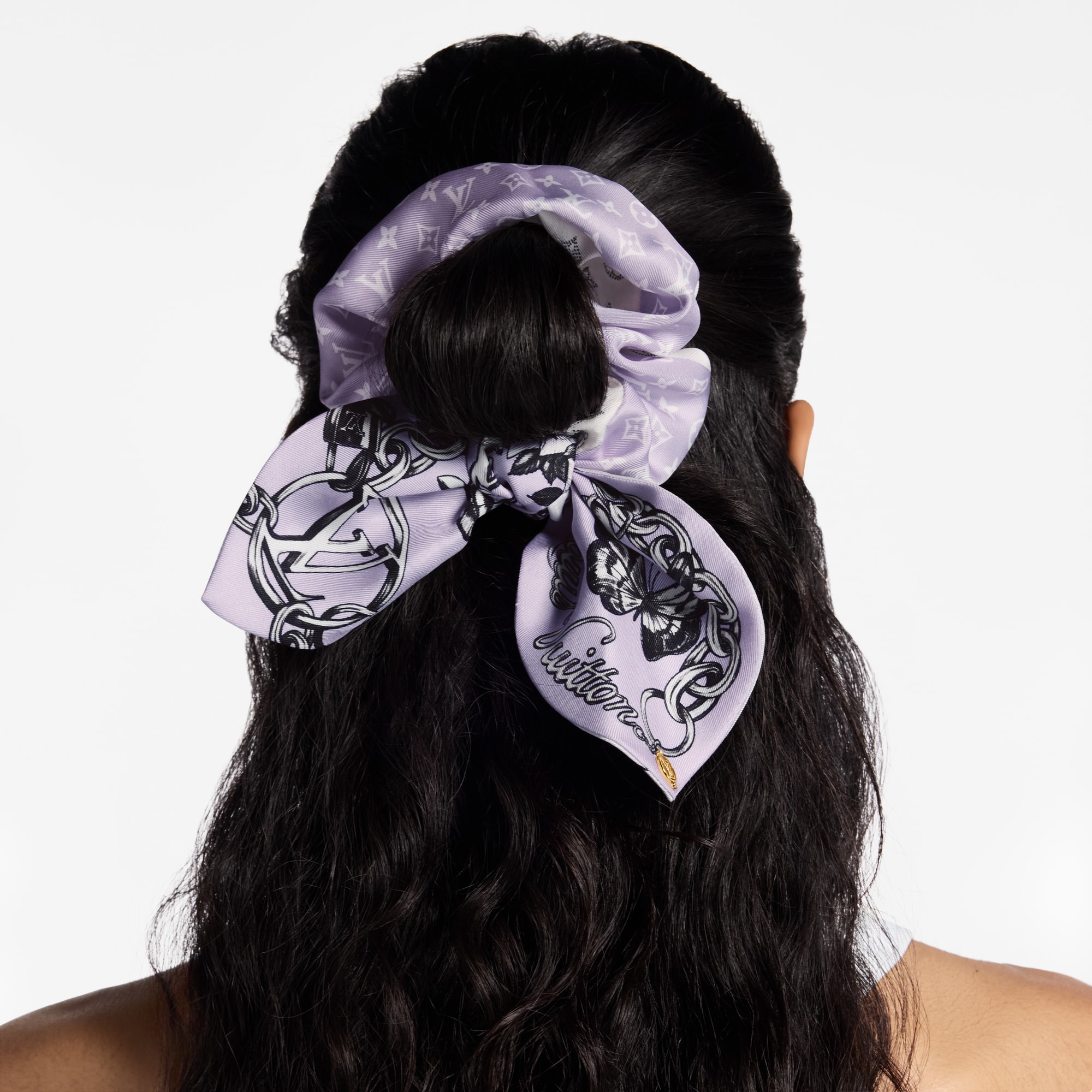 Blooming Monogram Scrunchy . in Women