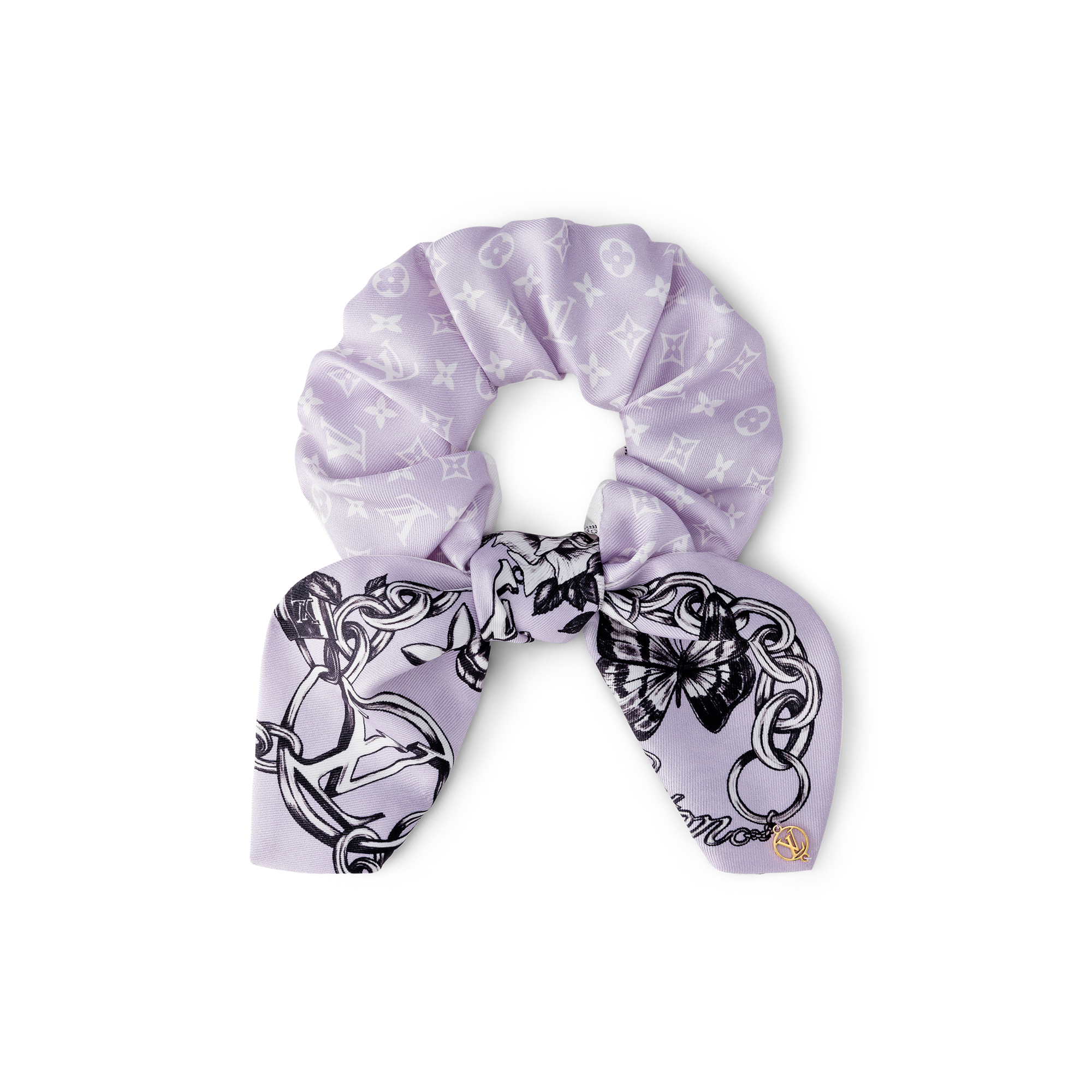 Blooming Monogram Scrunchy . in Women