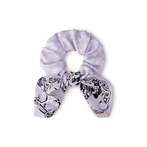 Blooming Monogram Scrunchy . in Women's Accessories Hair Accessories collections by Louis Vuitton (Product zoom)