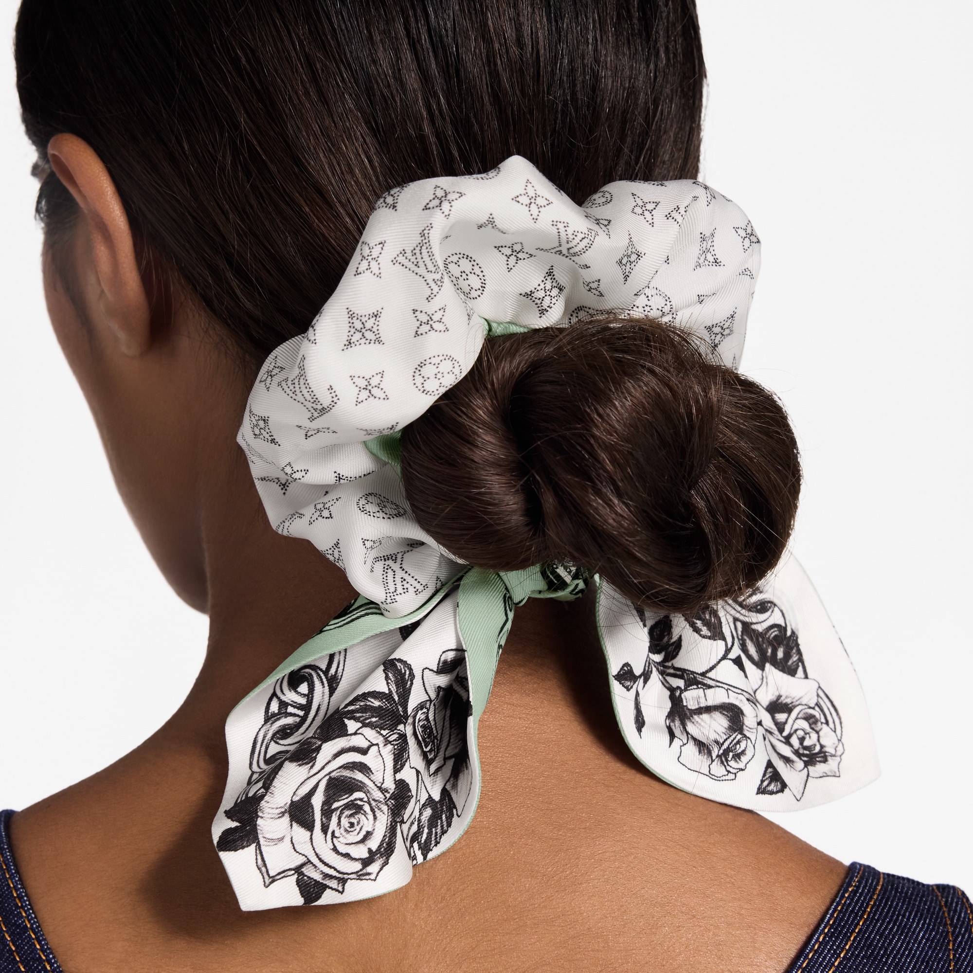 Blooming Monogram Scrunchy . in Women