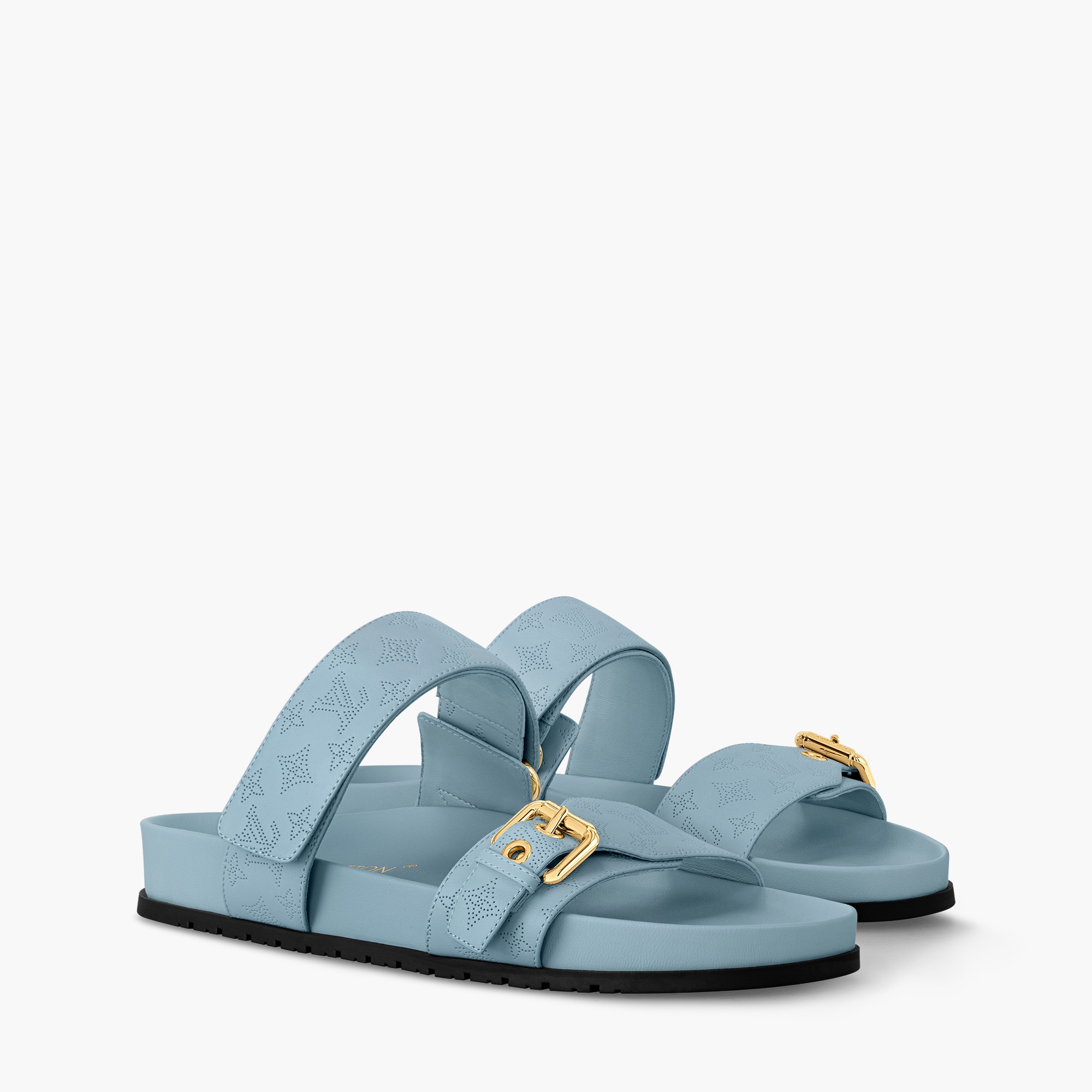 Bom Dia Flat Comfort Mule Shoes LOUIS VUITTON