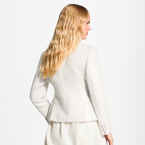Brushed Fitted Jacket in Women's Ready-to-Wear Coats and Jackets collections by Louis Vuitton (Product zoom)