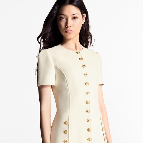 Button Trim Dress in Women's Ready-to-Wear Dresses collections by Louis Vuitton (Product zoom)