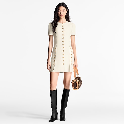 Button Trim Dress in Women's Ready-to-Wear Dresses collections by Louis Vuitton (Product zoom)