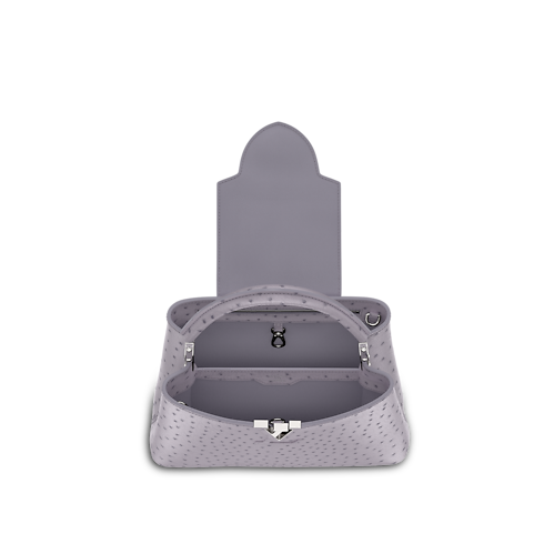 Capucines MM Autruche in Women's Handbags Capucines collections by Louis Vuitton (Product zoom)