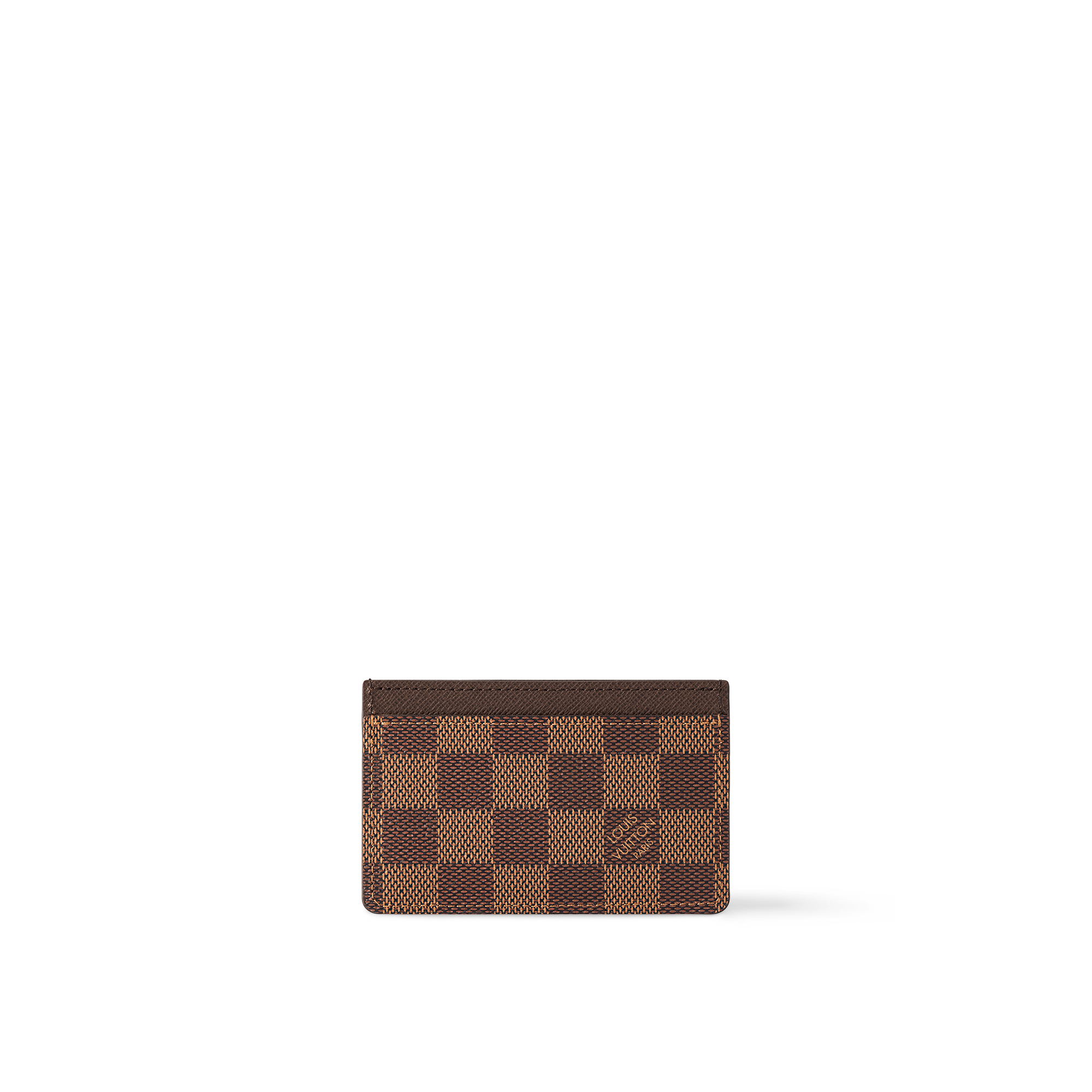Card Holder Damier Ebene Canvas in Women