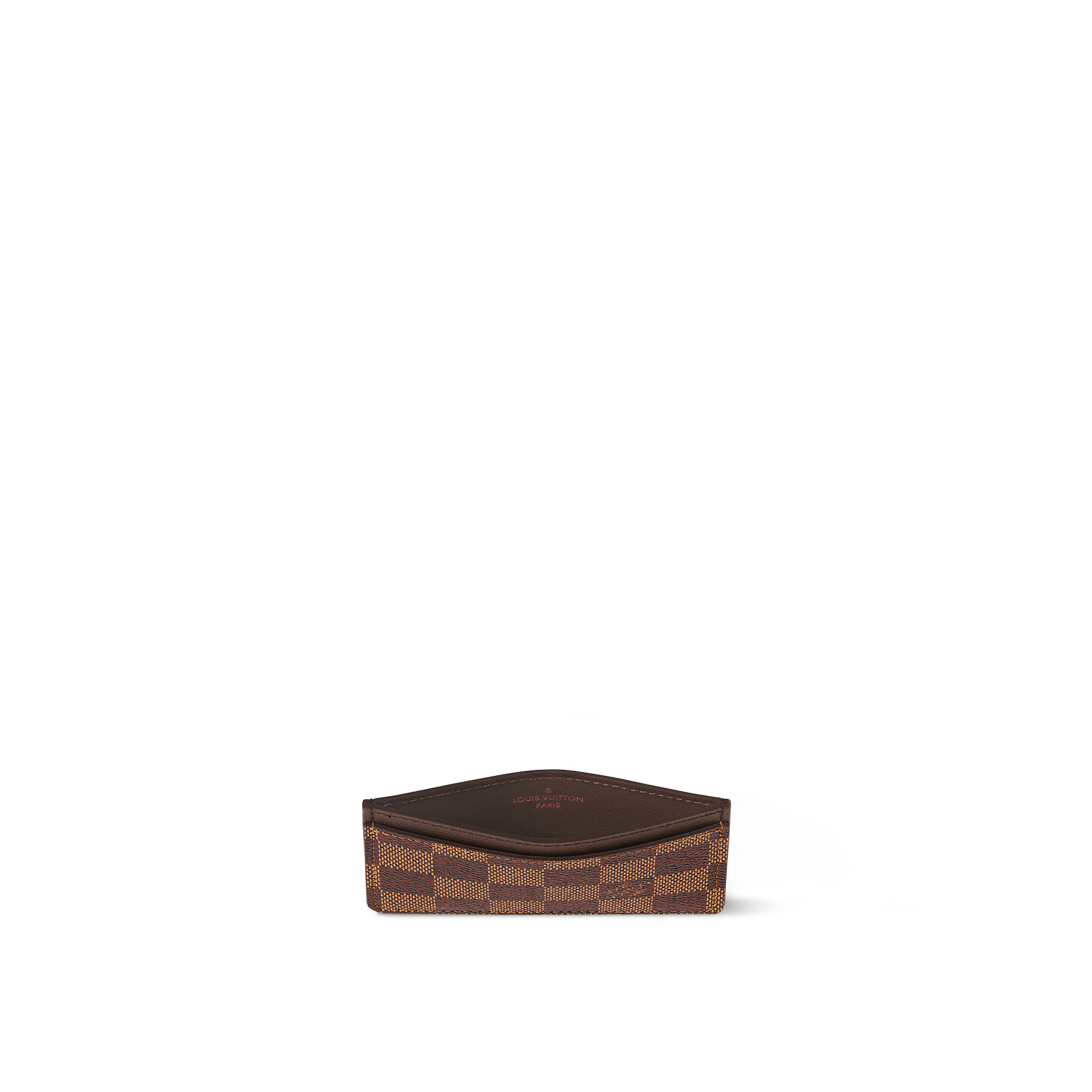 Card Holder Damier Ebene Canvas in Women
