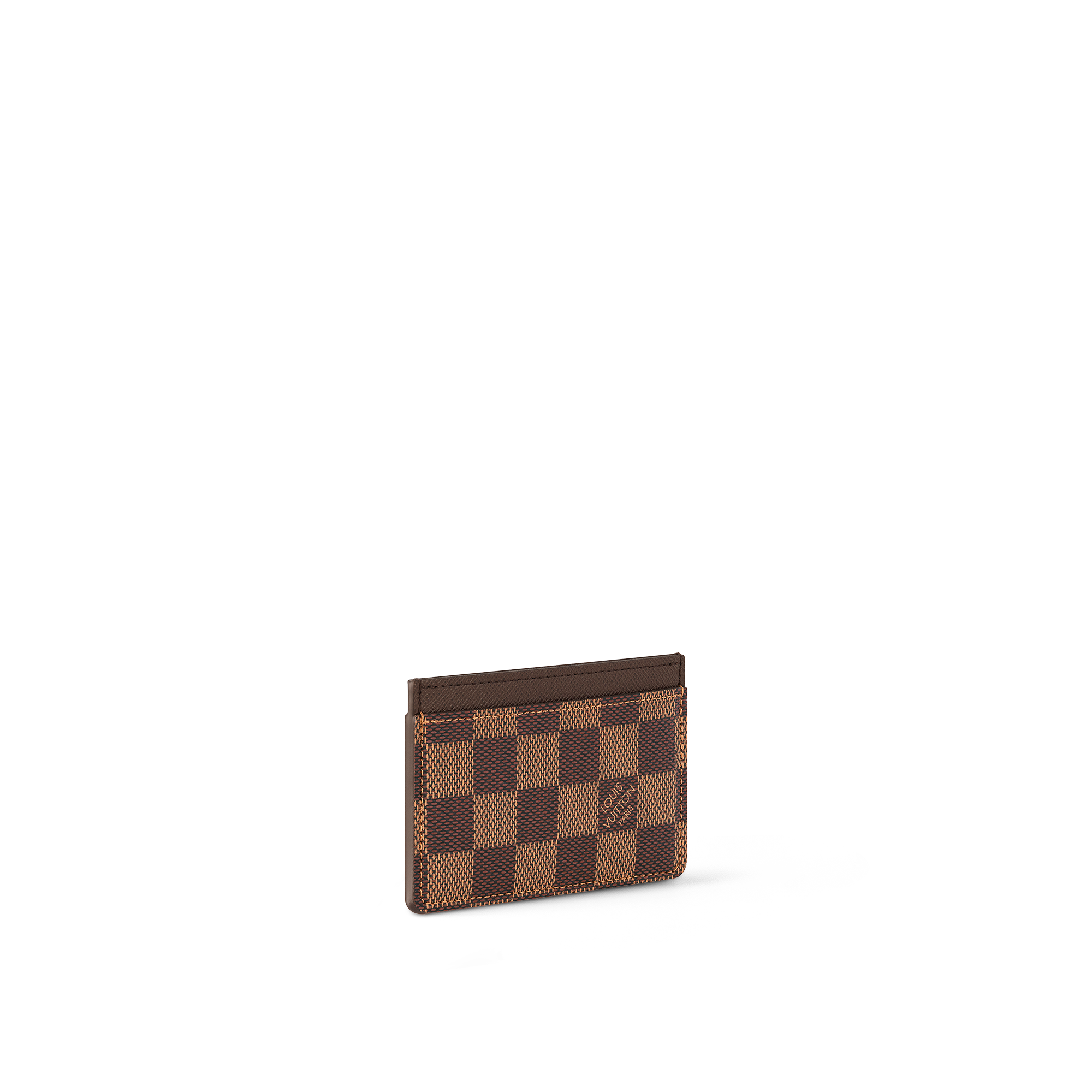 Card Holder Damier Ebene Canvas in Women