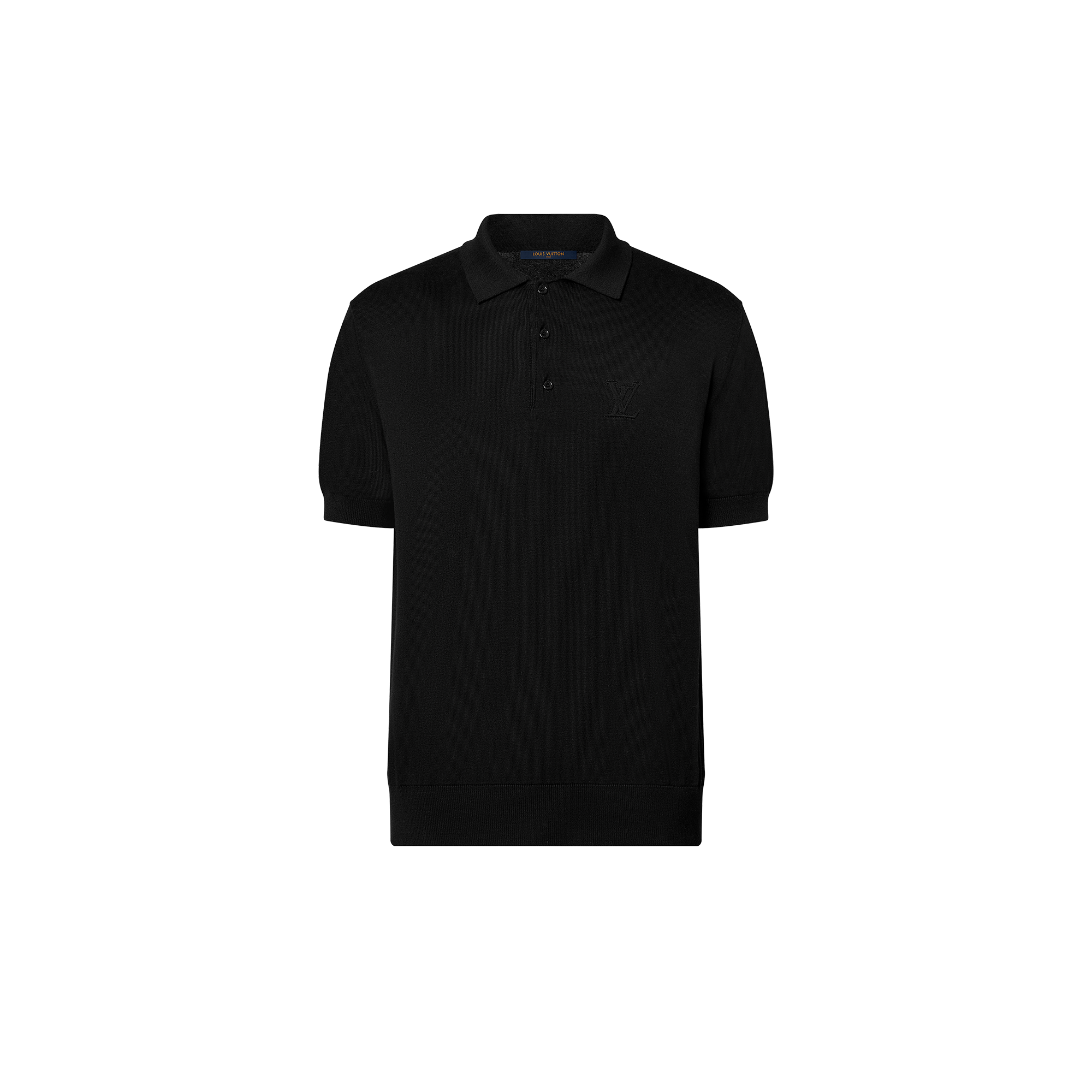 Cashmere And Cotton Blend Short-Sleeved Polo  in Men