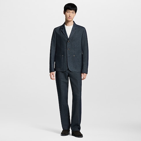 Cashmere Blend Denim Jacket in Men's Ready-to-Wear Blazers and Jackets collections by Louis Vuitton (Product zoom)