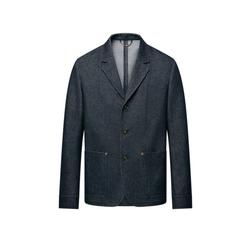 Cashmere Blend Denim Jacket in Men's Ready-to-Wear Blazers and Jackets collections by Louis Vuitton (Product zoom)