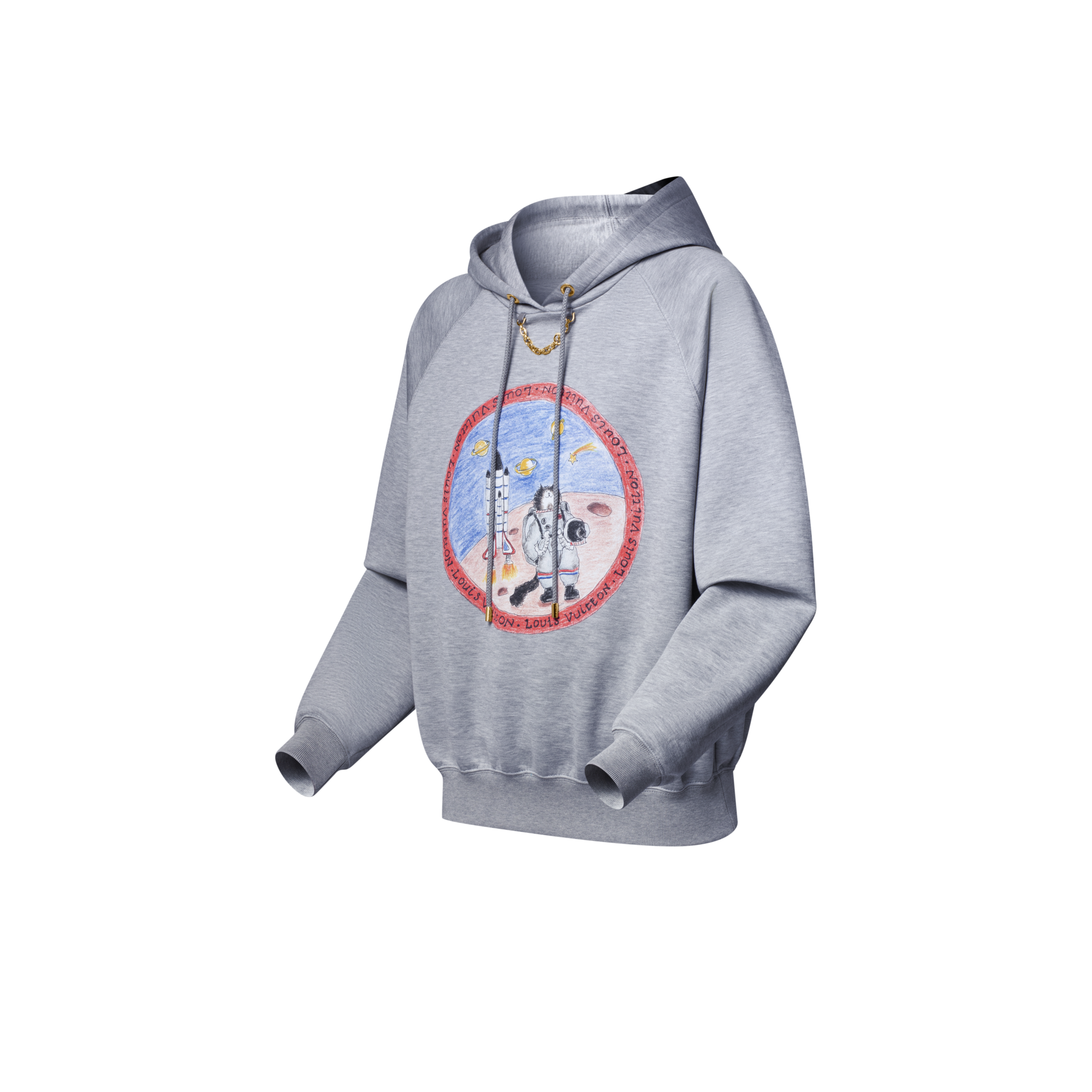 Cat Stamp Hoodie  in Women