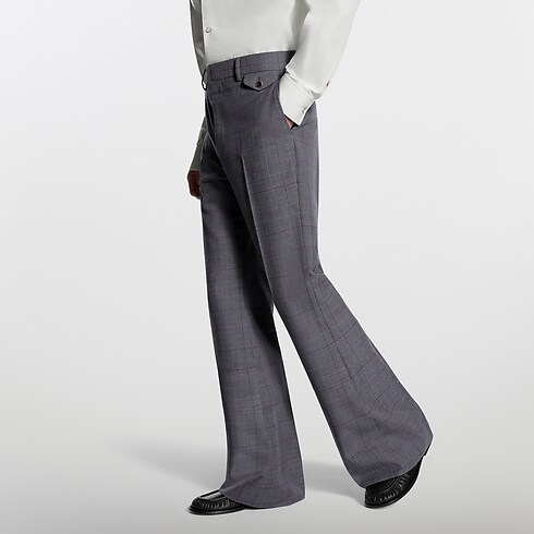 Check Tailored Flared Pants
in Men's Ready-to-Wear Pants collections by Louis Vuitton (Product zoom)