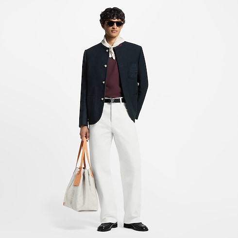 Chic Collarless Jacket in Men's Ready-to-Wear Blazers and Jackets collections by Louis Vuitton (Product zoom)