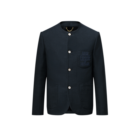 Chic Collarless Jacket in Men's Ready-to-Wear Blazers and Jackets collections by Louis Vuitton (Product zoom)