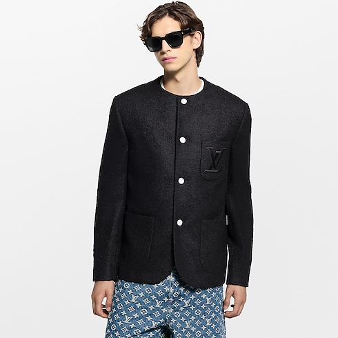 Chic Collarless Jacket in Men's Ready-to-Wear Blazers and Jackets collections by Louis Vuitton (Product zoom)