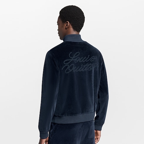 Chic Velvet Track Top in Men's Ready-to-Wear All Ready-to-Wear collections by Louis Vuitton (Product zoom)