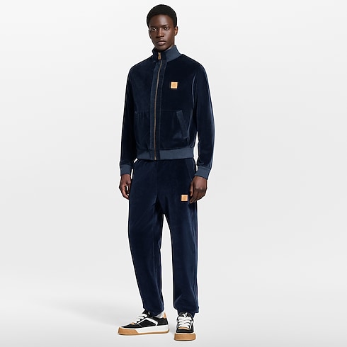 Chic Velvet Track Top in Men's Ready-to-Wear All Ready-to-Wear collections by Louis Vuitton (Product zoom)