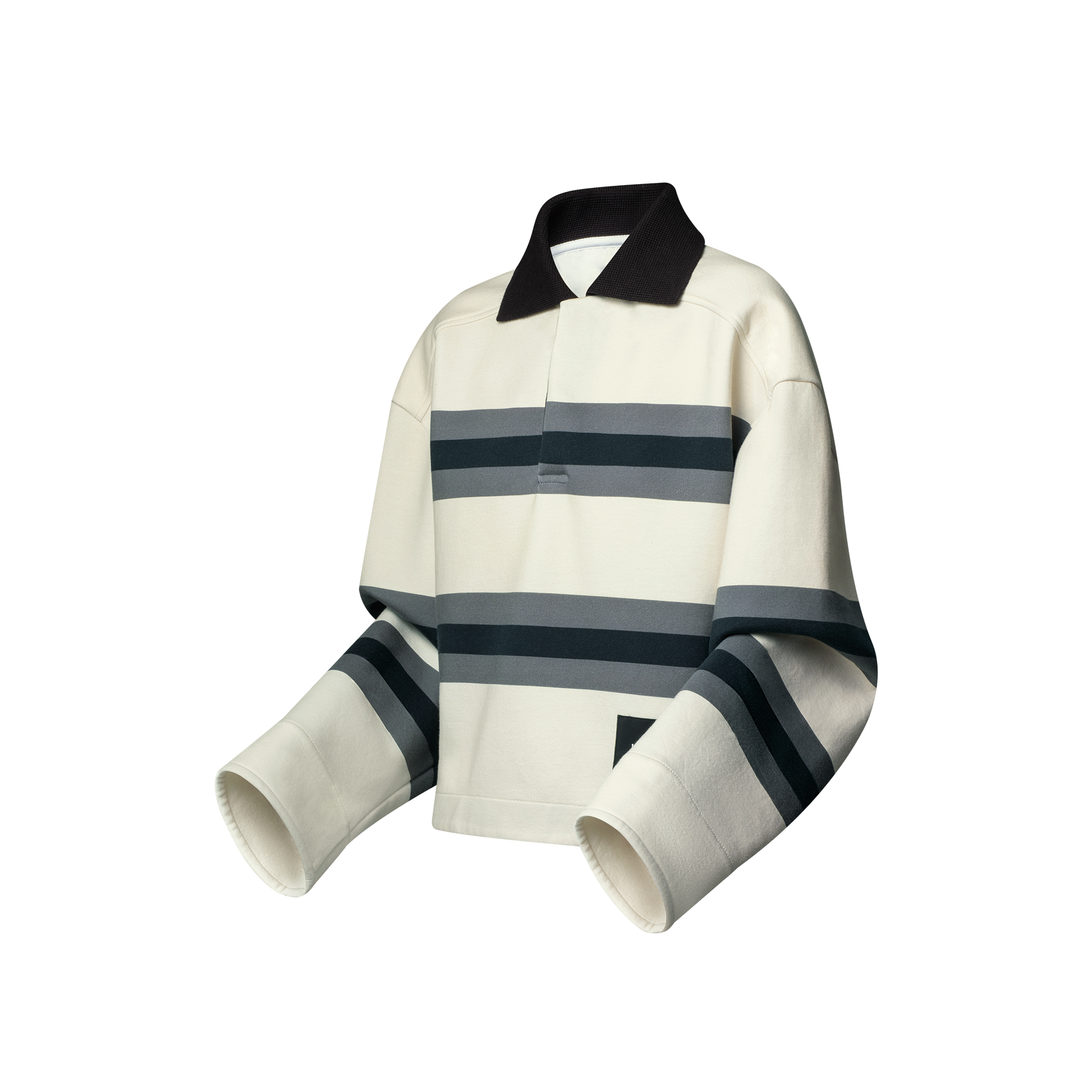 Chunky Stripes Polo Top  in Women