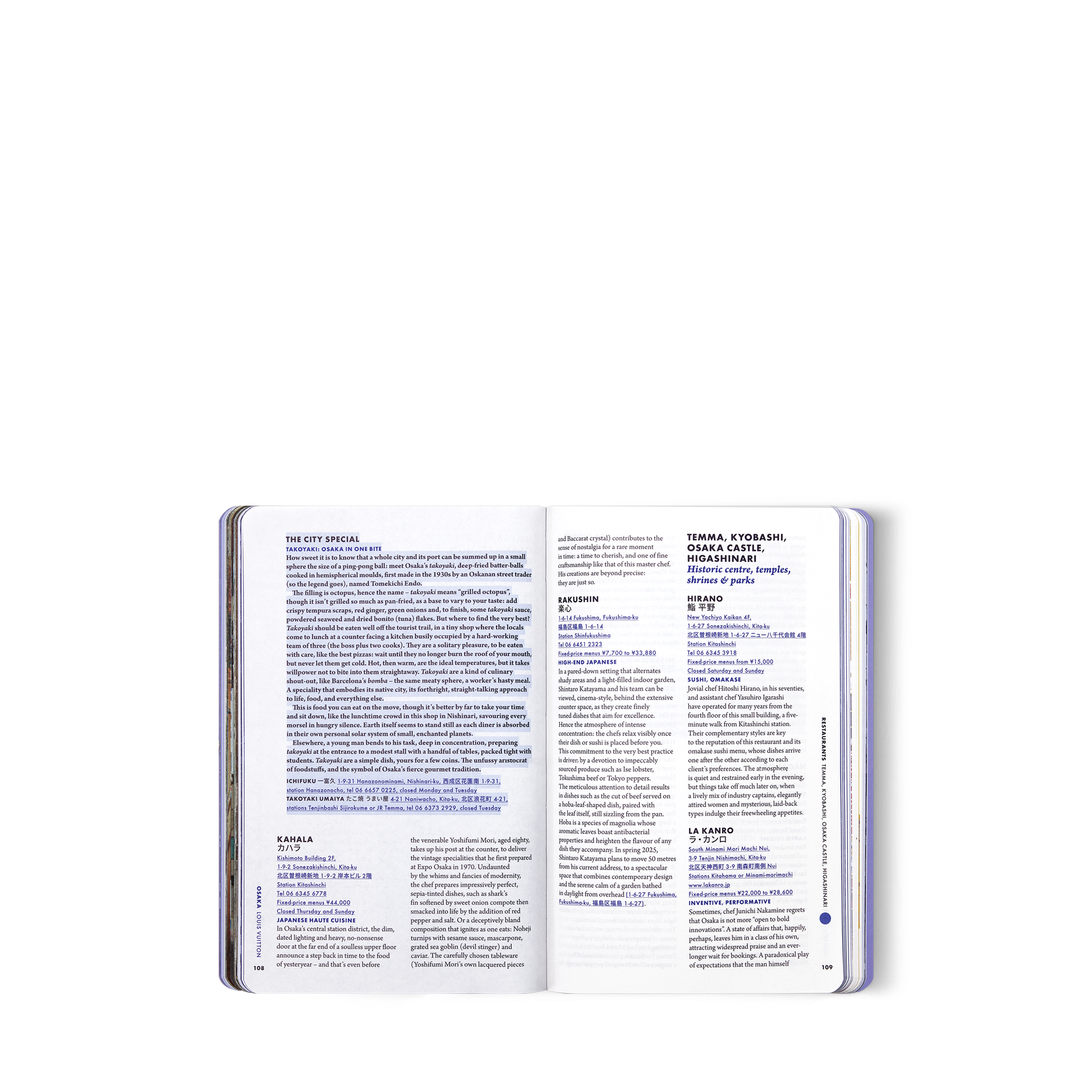 City Guide Osaka  in Trunks, Travel and Home