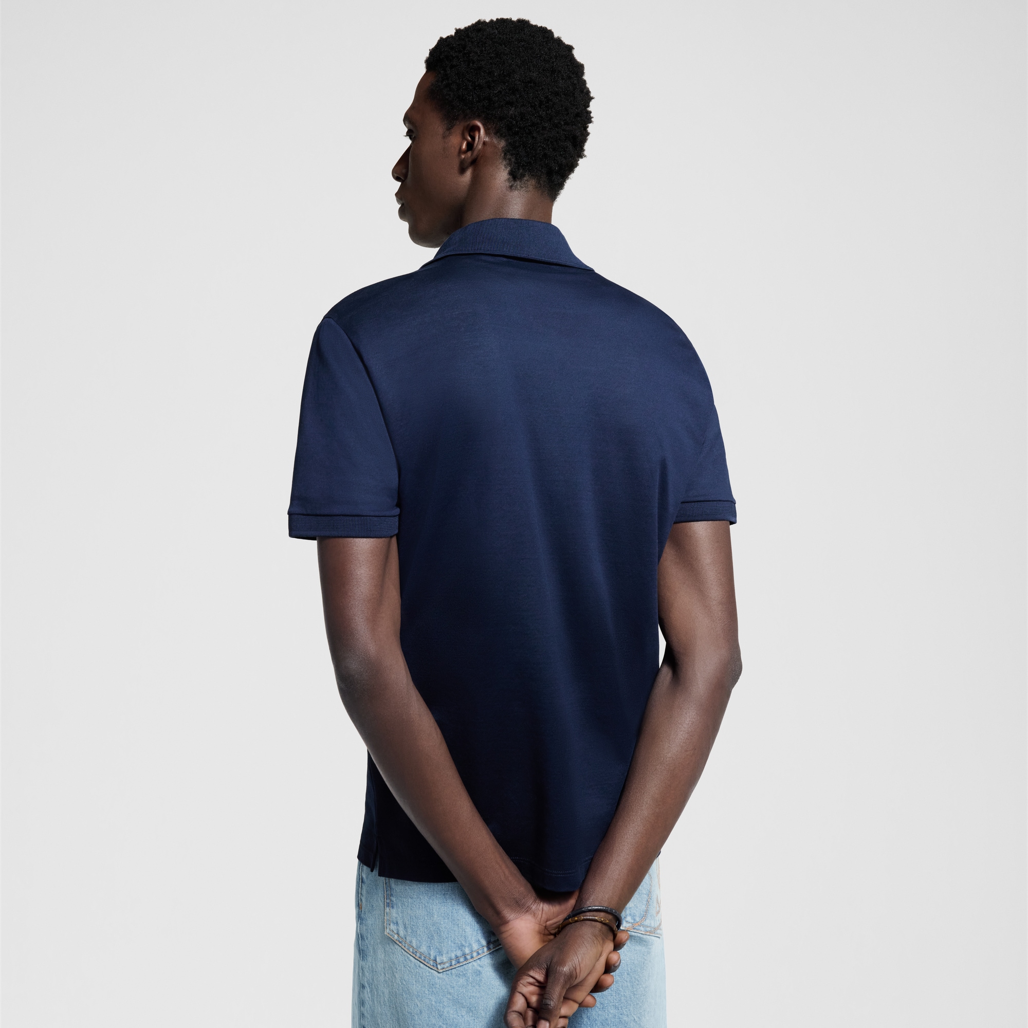 Classic Short Sleeve Pique Polo  in Men