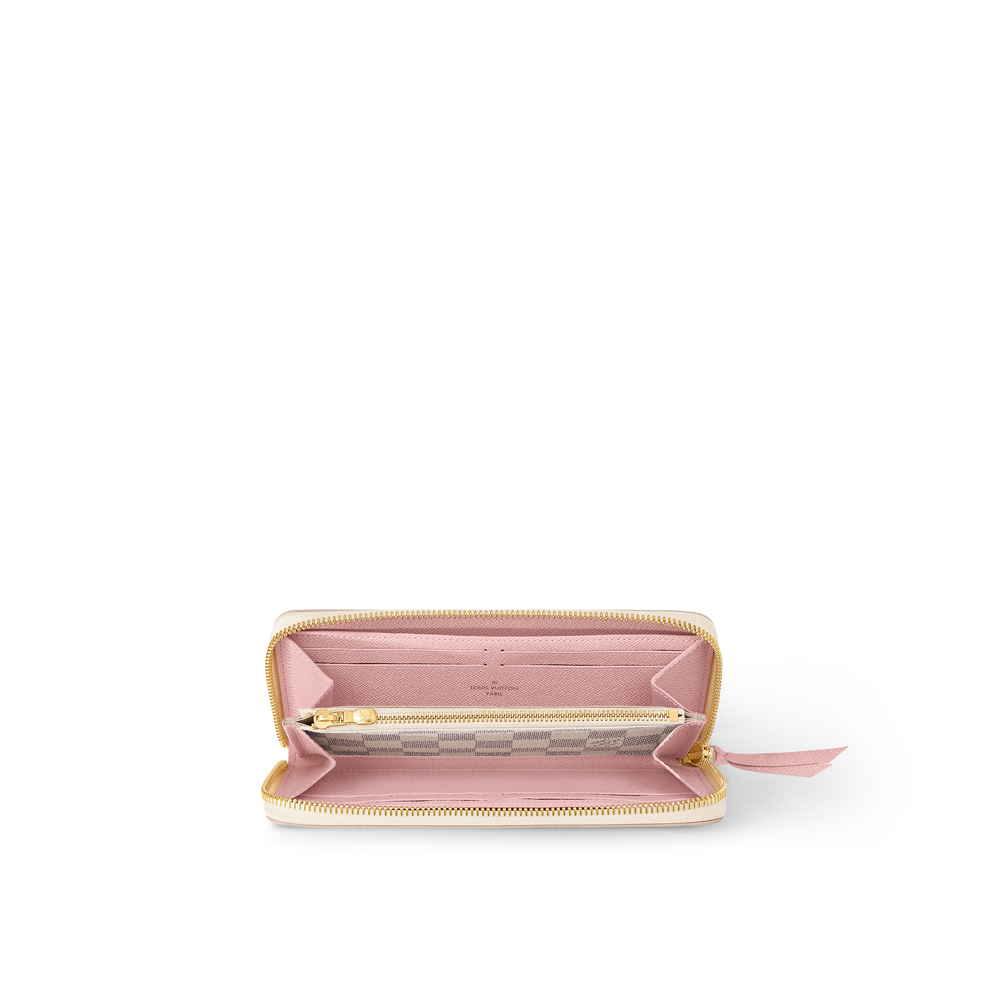 Clémence Wallet Damier Azur Canvas in Women