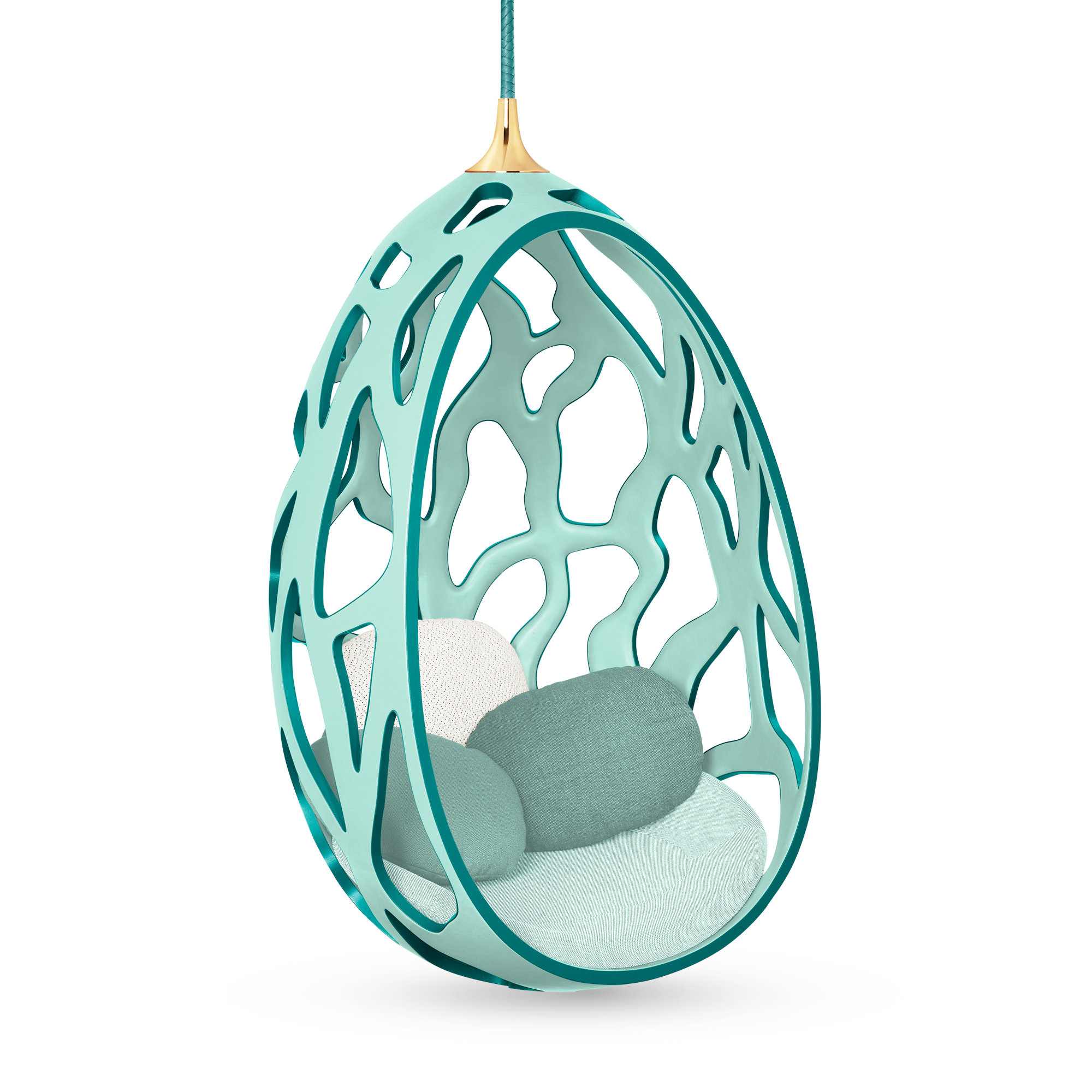 Cocoon By Fernando & Humberto Campana Calfskin in Trunks, Travel and Home