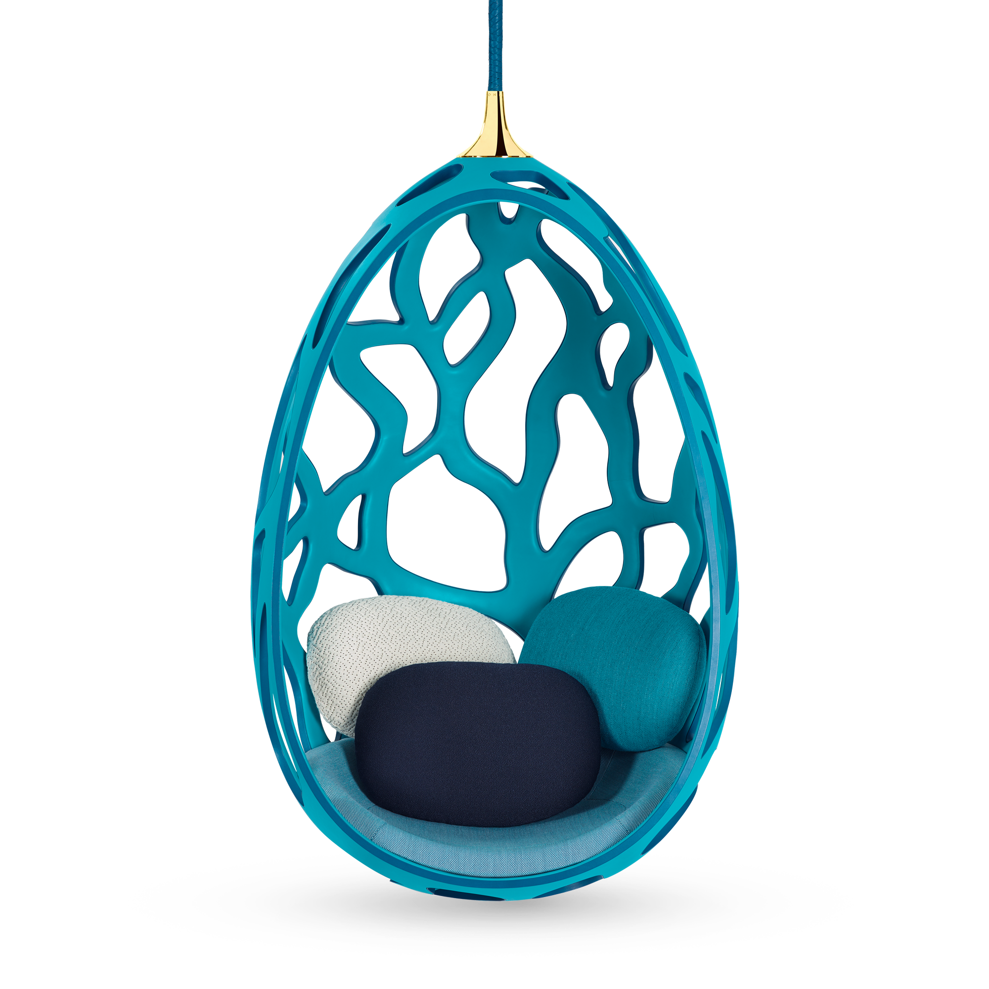 Cocoon By Fernando & Humberto Campana Calfskin in Trunks, Travel and Home