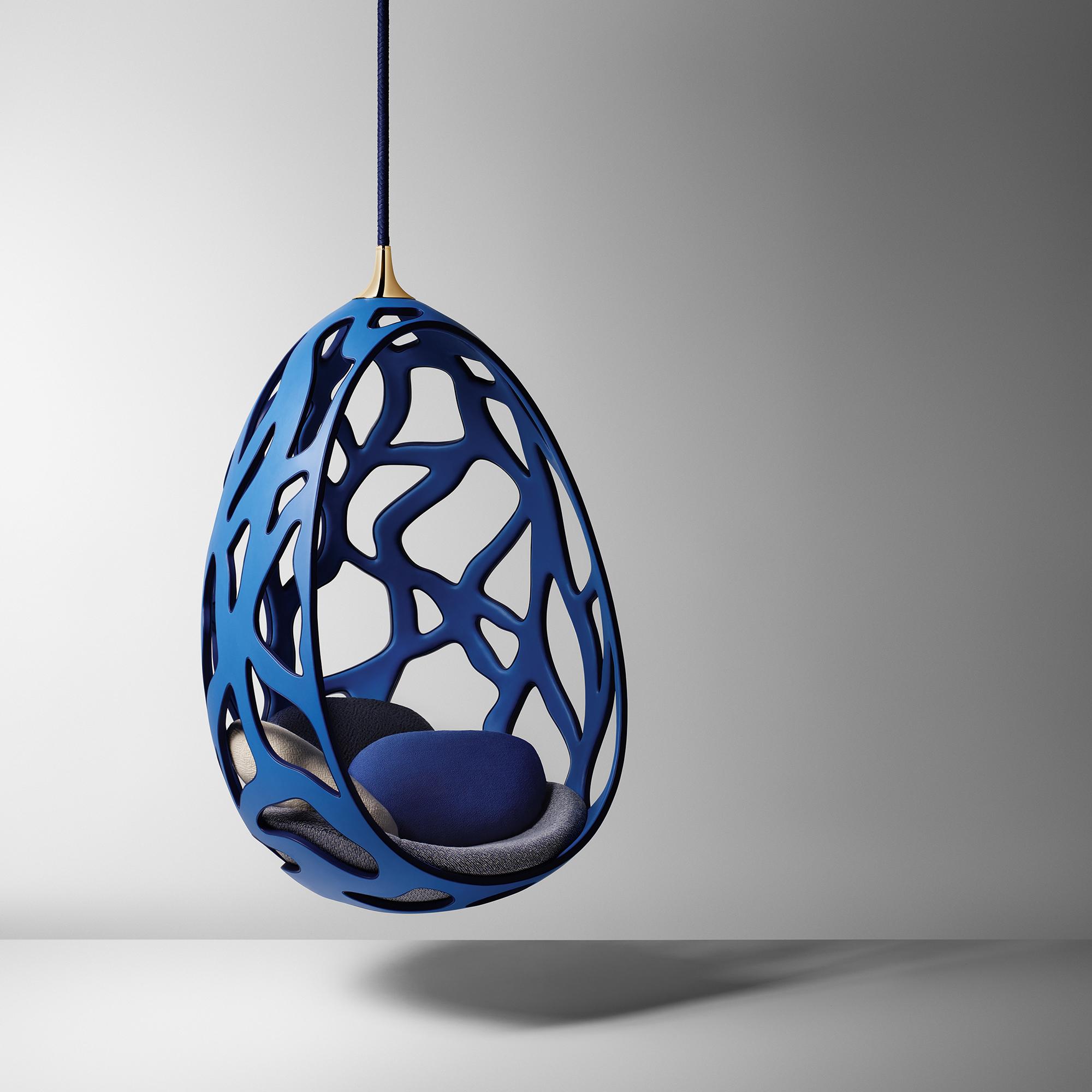 Cocoon By Fernando & Humberto Campana Calfskin in Trunks, Travel and Home