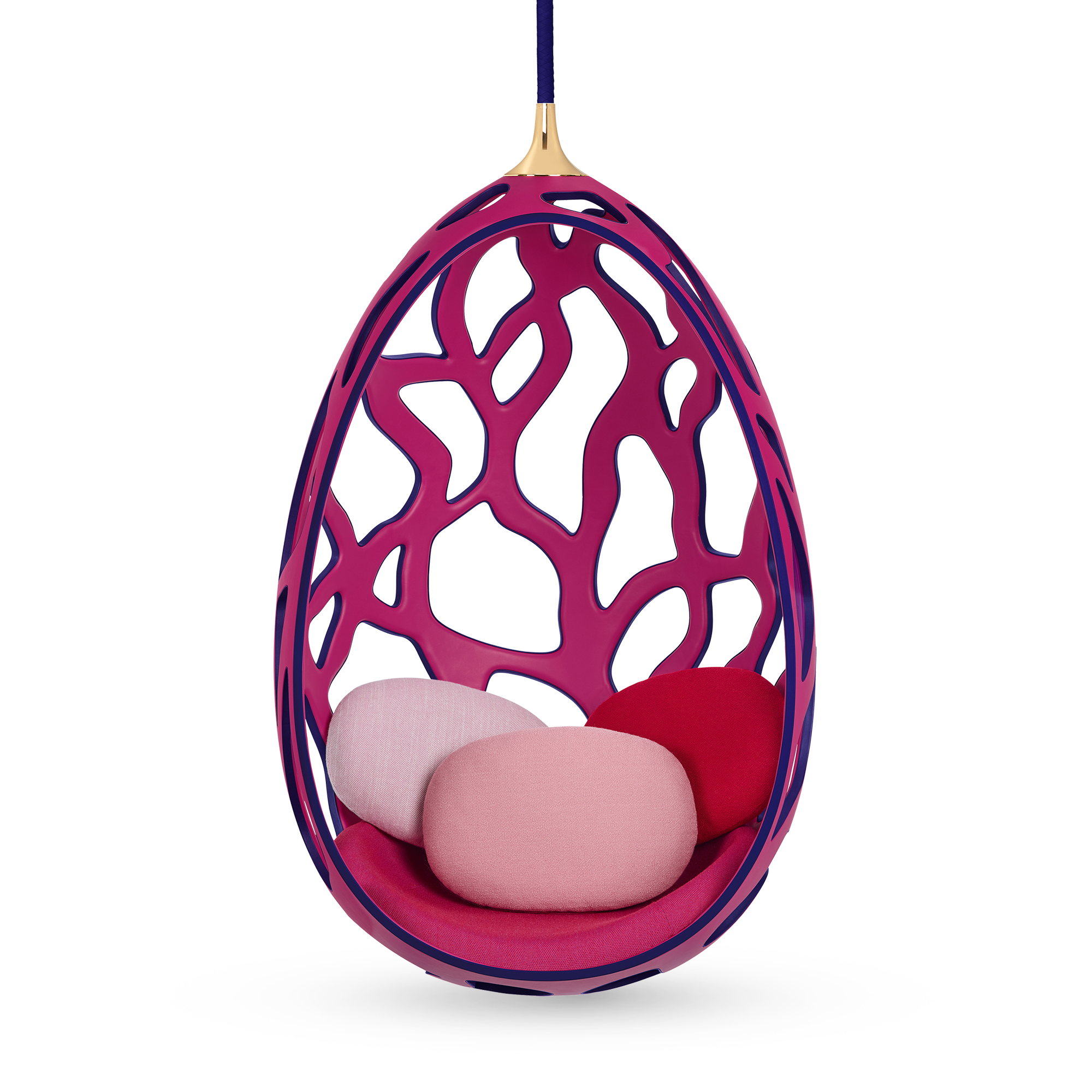 Cocoon By Fernando & Humberto Campana Calfskin in Trunks, Travel and Home