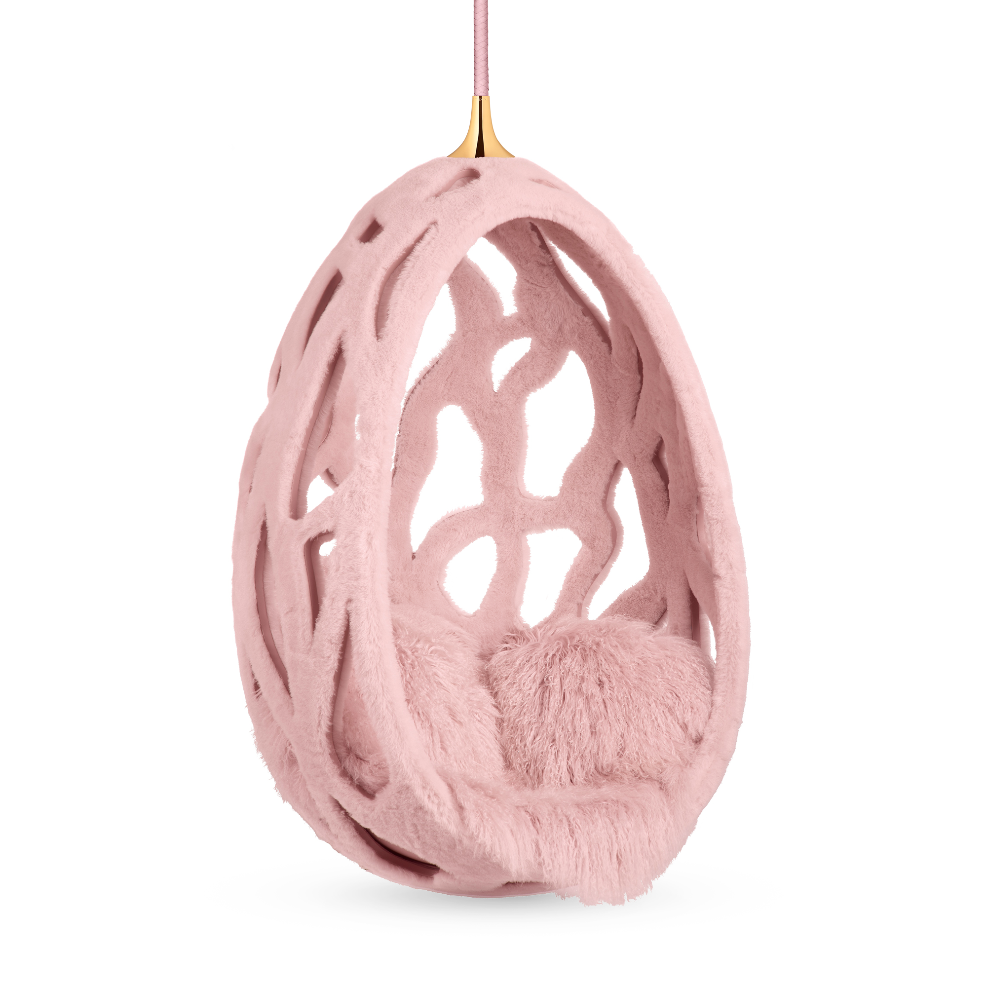 Cocoon Fur By Fernando & Humberto Campana Fur in Trunks, Travel and Home